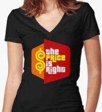 The Price Is Right (Reality Show) Women's Fitted V-Neck T-Shirt