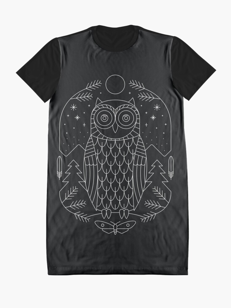 Alternate view of Night Life Graphic T-Shirt Dress