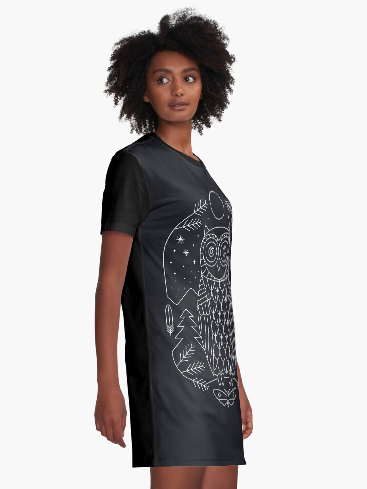 Alternate view of Night Life Graphic T-Shirt Dress