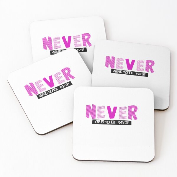 Item preview, Purple NEVER give Up- Christian Quote  designed and sold by Dailywalker22.