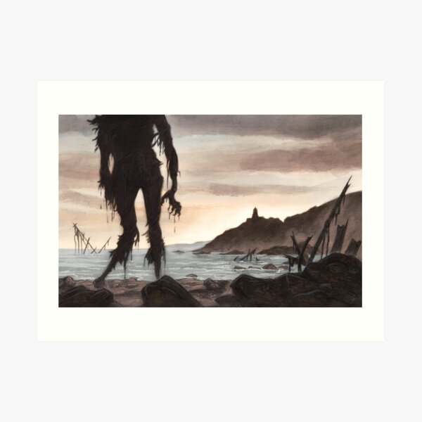 The Beach Ghost Art Print