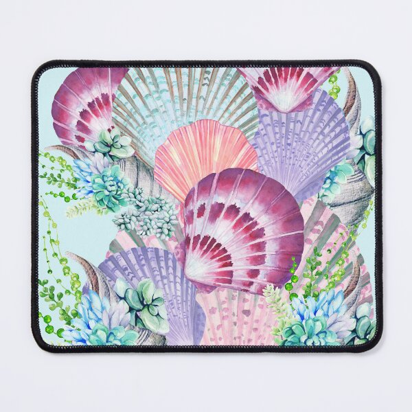 Item preview, sea shell, sea shells, ocean, beach, sea weed, sea shell sticker, corals, sea designed and sold by quotefactory.