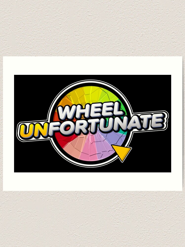 Wheel Unfortunate Over Time Dude Funny Game Photographic Print for Sale by  fomodesigns