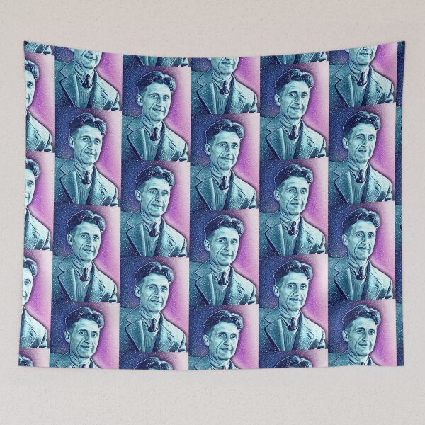 Artikelvorschau, George Orwell-Kunstwerk | George Orwell-Porträt | Wandkunst von George Orwell entworfen und verkauft von Suyogsonar25.