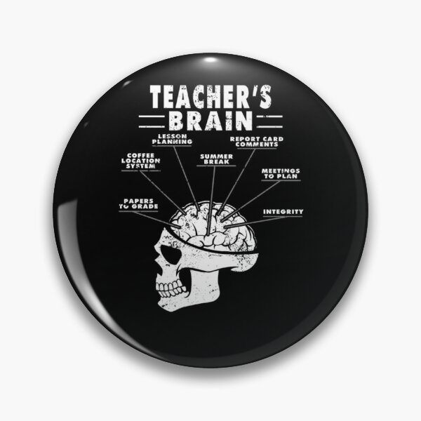 Item preview, A Teacher's Brain Funny Teacher designed and sold by aryagiri.