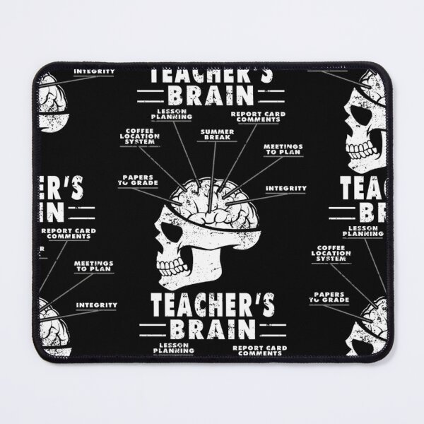 Item preview, A Teacher's Brain Funny Teacher designed and sold by aryagiri.