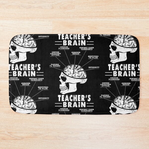 Item preview, A Teacher's Brain Funny Teacher designed and sold by aryagiri.