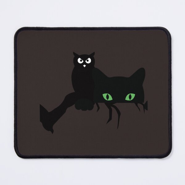 Item preview, A cat and an owl designed and sold by Johnquoteart.