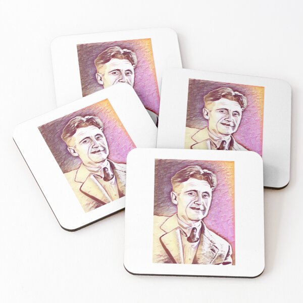 Item preview, Ilustraciones de George Orwell | Retrato de George Orwell | Arte de la pared de George Orwell designed and sold by Suyogsonar25.