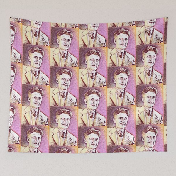 Artikelvorschau, George Orwell-Kunstwerk | George Orwell-Porträt | Wandkunst von George Orwell entworfen und verkauft von Suyogsonar25.