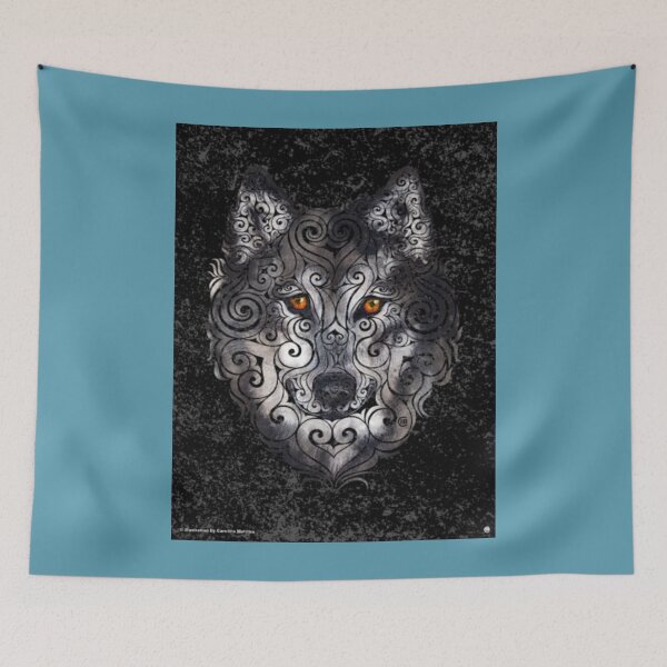 Item preview, Swirly Wolf designed and sold by KenvilMarin.