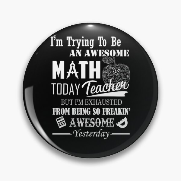 Item preview, Awesome Math Teacher designed and sold by aryagiri.