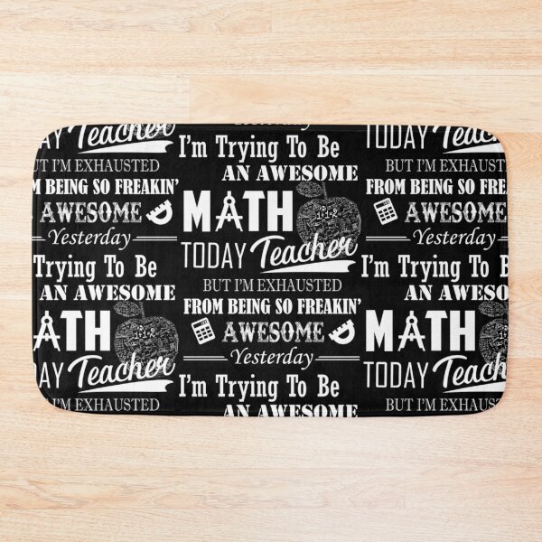 Item preview, Awesome Math Teacher designed and sold by aryagiri.