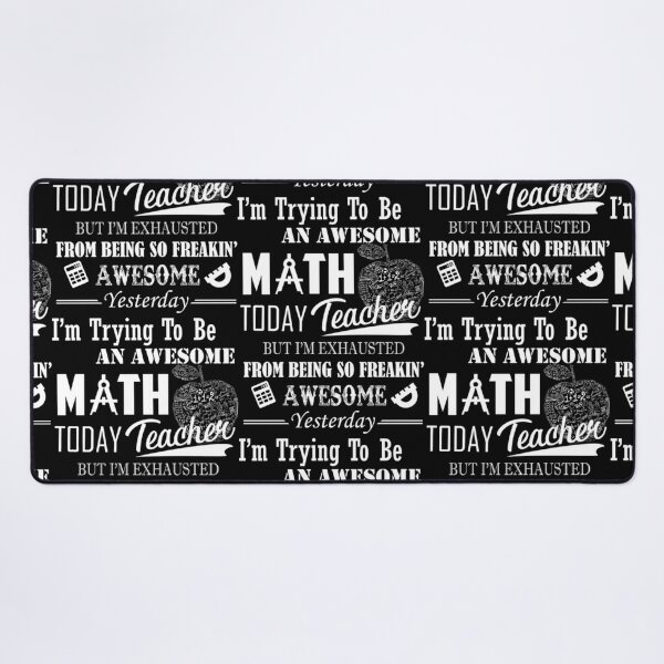 Item preview, Awesome Math Teacher designed and sold by aryagiri.