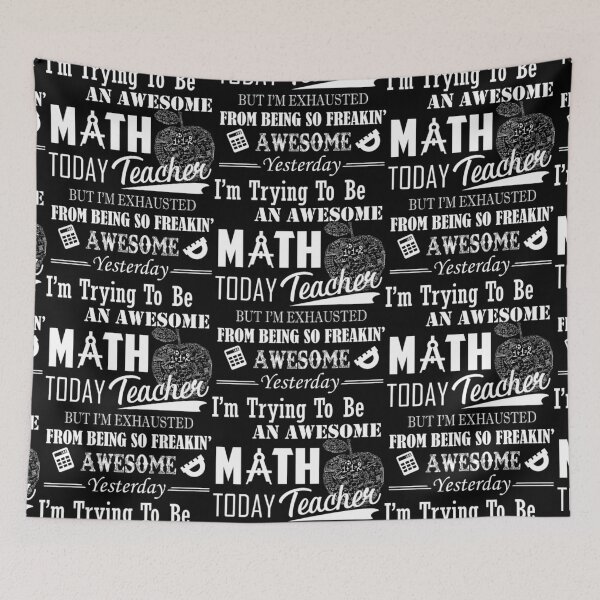 Item preview, Awesome Math Teacher designed and sold by aryagiri.