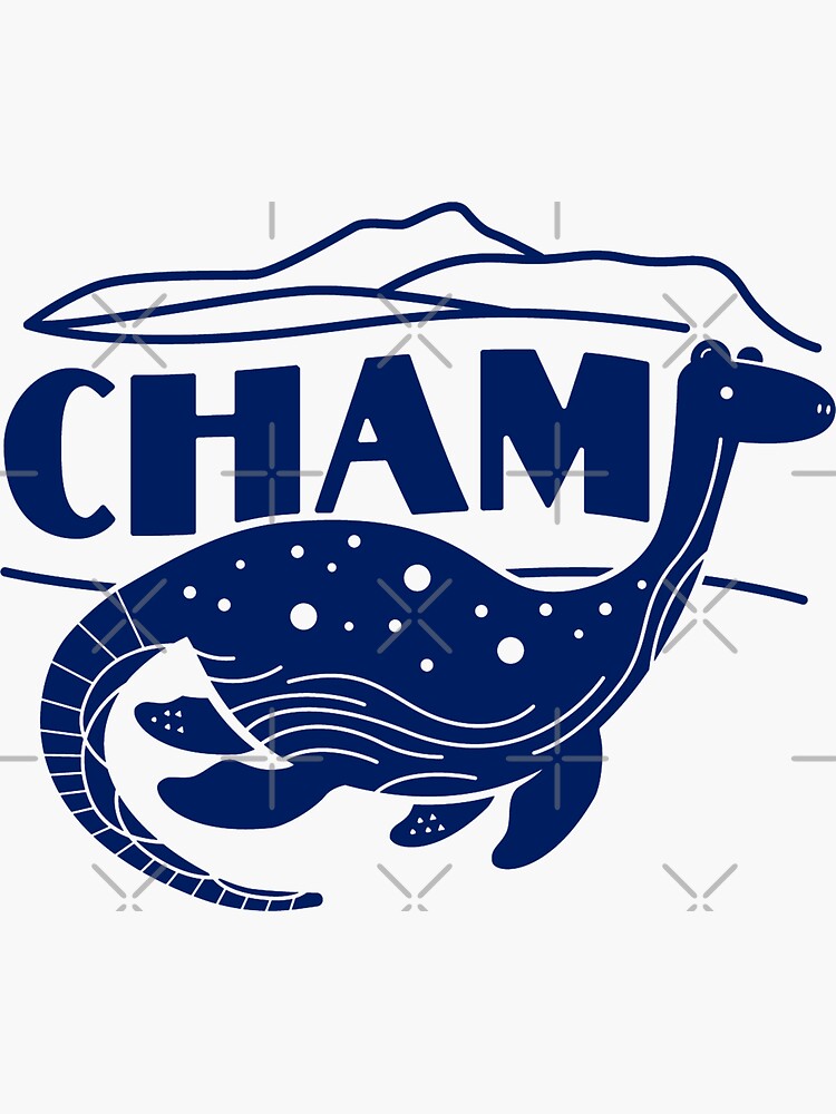 "Champ The Monster of Lake Champlain" Sticker for Sale by