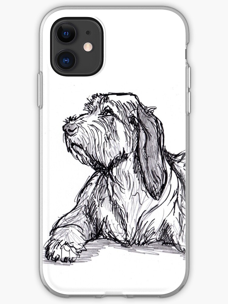 Orange and White Italian Spinone Dog Head Shot iphone 11 case Orange and White Italian Spinone Dog Head Shot iphone 11 case