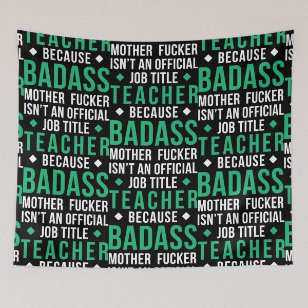 Item preview, Badass Teacher Professions Teaching designed and sold by aryagiri.