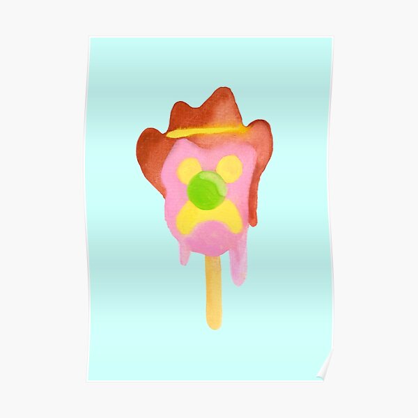 Bubble O Bill (Green Nose) - Blue Poster