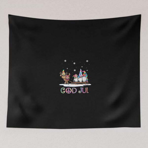 Artikelvorschau, Womens Christmas custome Gott Jul Gnome Rentier Hippie Xmas lustiges T-Shirt mit V-Ausschnitt entworfen und verkauft von BehmeJenell.