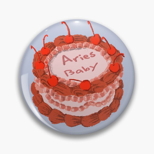 Item preview, Zodiac cake: Aries baby (cherries on top cake) designed and sold by Latenight-Art.