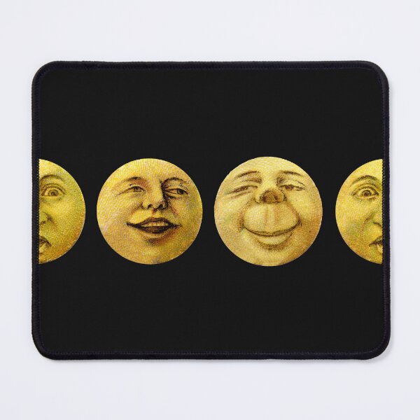 Item preview, Funny Retro Vintage Sun Moon Faces Oldschool Emoji Seamless Repetitive Pattern designed and sold by marie-inks.
