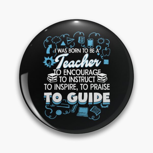 Item preview, BORN TO BE A TEACHER designed and sold by aryagiri.