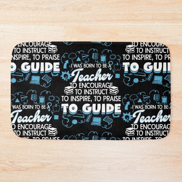 Item preview, BORN TO BE A TEACHER designed and sold by aryagiri.