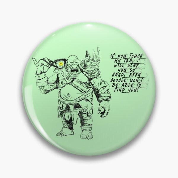 Item preview, Don't Touch My Tea designed and sold by Black-Orc.