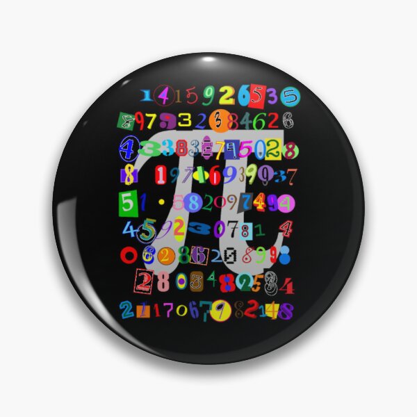 Item preview, Colorful and Fun Depiction of Pi Calculated  designed and sold by aryagiri.