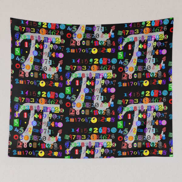 Item preview, Colorful and Fun Depiction of Pi Calculated  designed and sold by aryagiri.