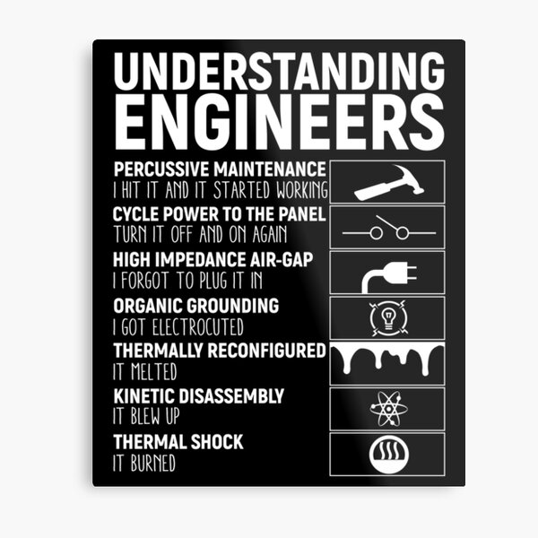 Understanding Engineers Metal Print