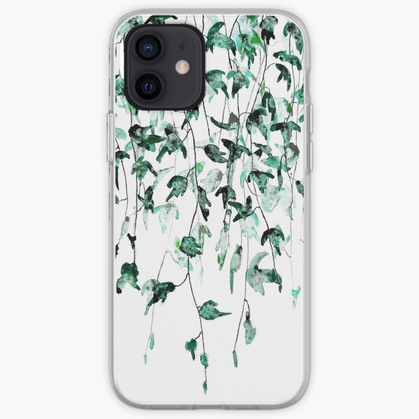 Aquarelle de lierre sur le mur Coque souple iPhone