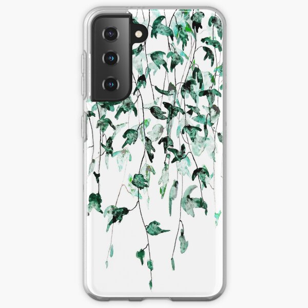 Ivy on the wall watercolor Samsung Galaxy Soft Case