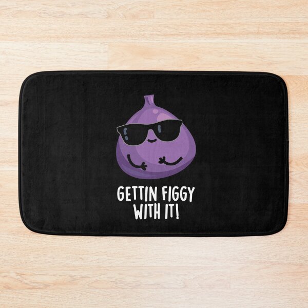 Item preview, Getting Figgy With It Funny Fig Puns (Dark BG) designed and sold by punnybone.