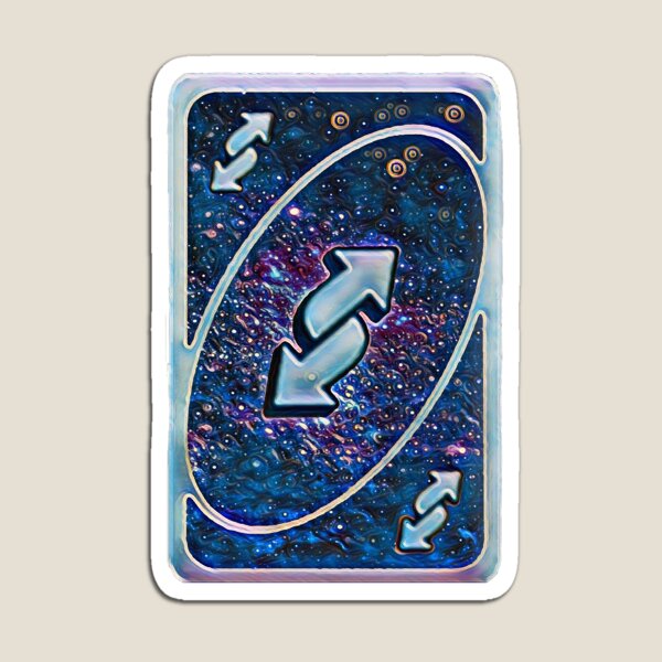 Copy of Copy of Galaxy uno reverse card pink Greeting Card for