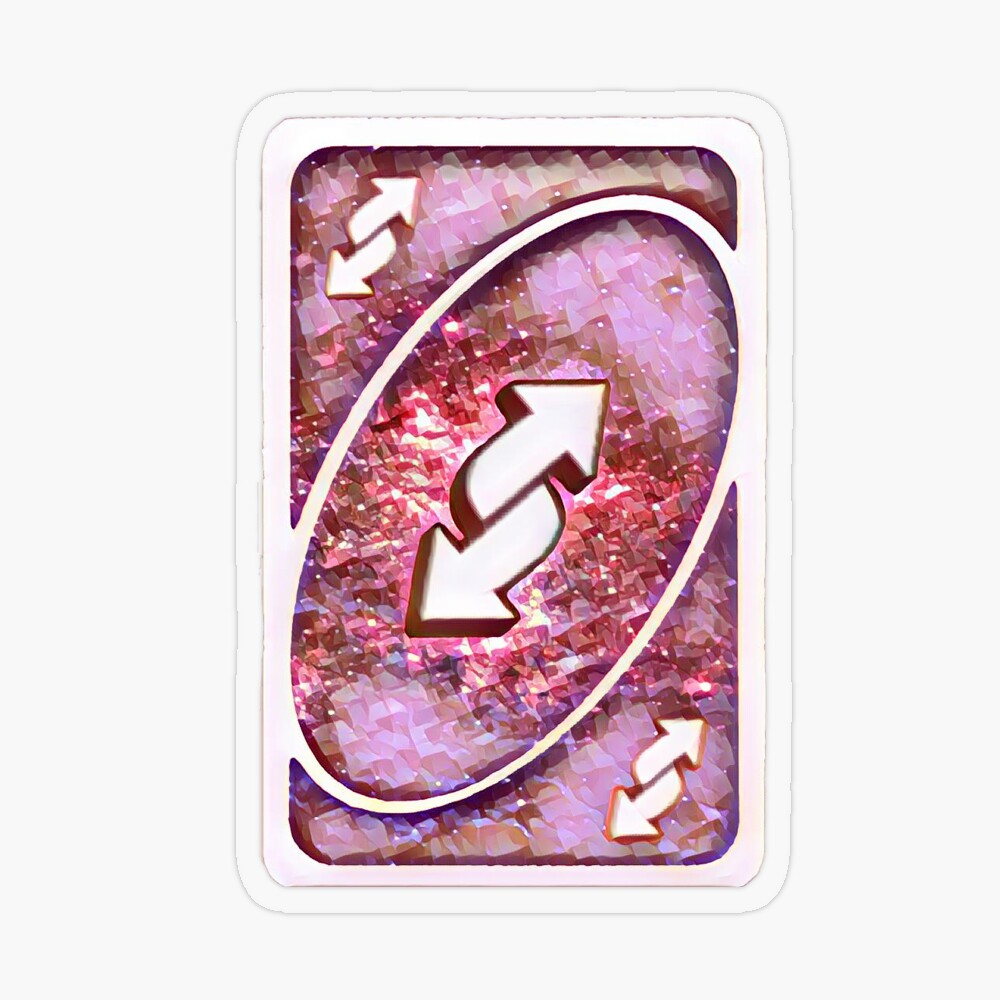 Copy of Copy of Galaxy uno reverse card pink Greeting Card for