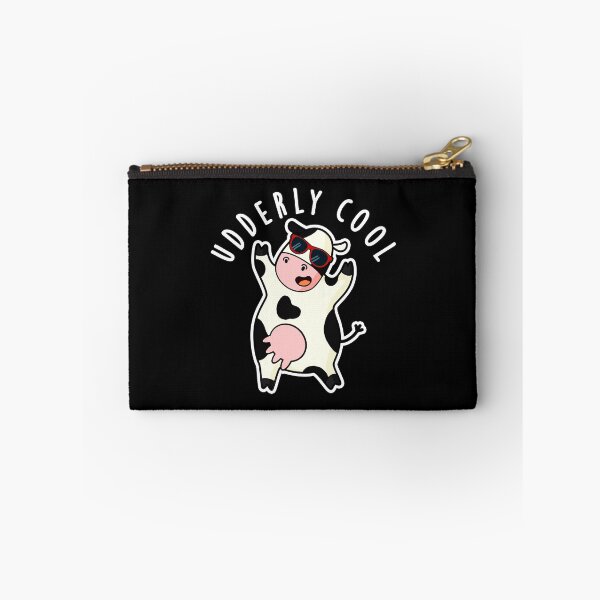 Item preview, Udderly Cool Funny Cow Puns (Dark BG) designed and sold by punnybone.