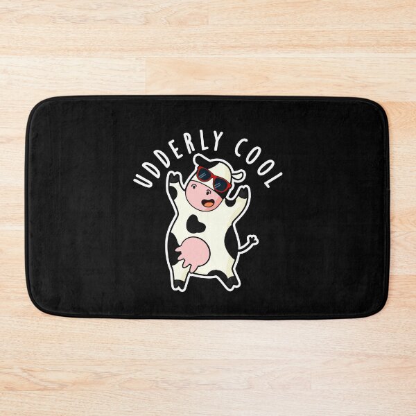 Item preview, Udderly Cool Funny Cow Puns (Dark BG) designed and sold by punnybone.