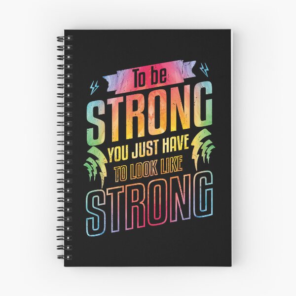 Item preview, To Be Strong You Just Have To look like Strong Motivational quote  designed and sold by YAHIA-14.