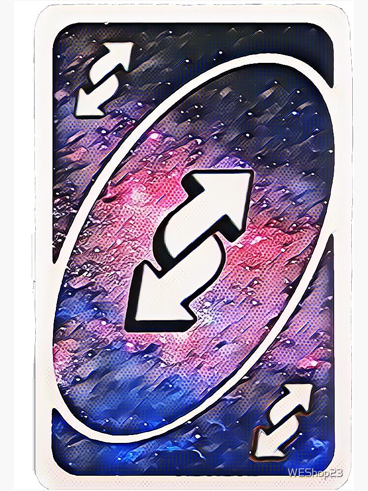 oil style GALAXY UNO reverse card stickers 2" Magnet for Sale by WEShop23 |  Redbubble