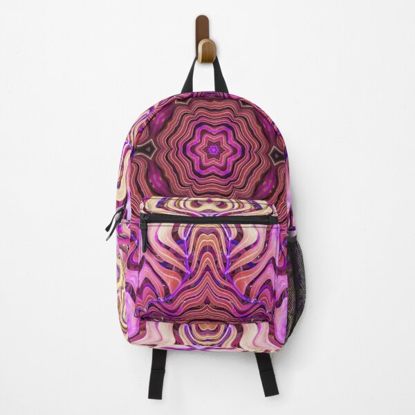 Item preview, Boho Vibes Kaleidoscope Abstract Maximalist Style Hippie Colors Mix of Lilac Violet Mauve Cream 5 of 16 designed and sold by Beachy.