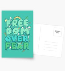 Freedom Over Fear Postcards