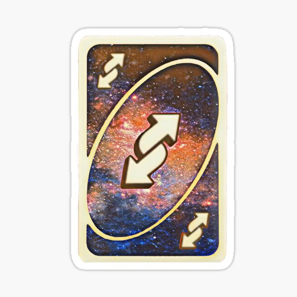 Blue Reverse Card Uno Sticker - Blue Reverse Card Uno Mattel163Games -  Discover & Share GIFs