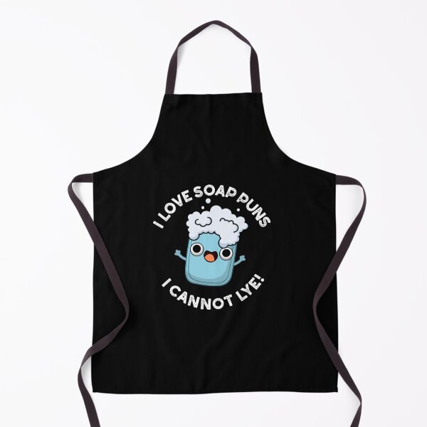 Item preview, I Love Soap Puns I Cannot Lye Funny Puns (Dark BG) designed and sold by punnybone.