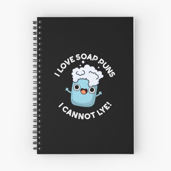 Item preview, I Love Soap Puns I Cannot Lye Funny Puns (Dark BG) designed and sold by punnybone.