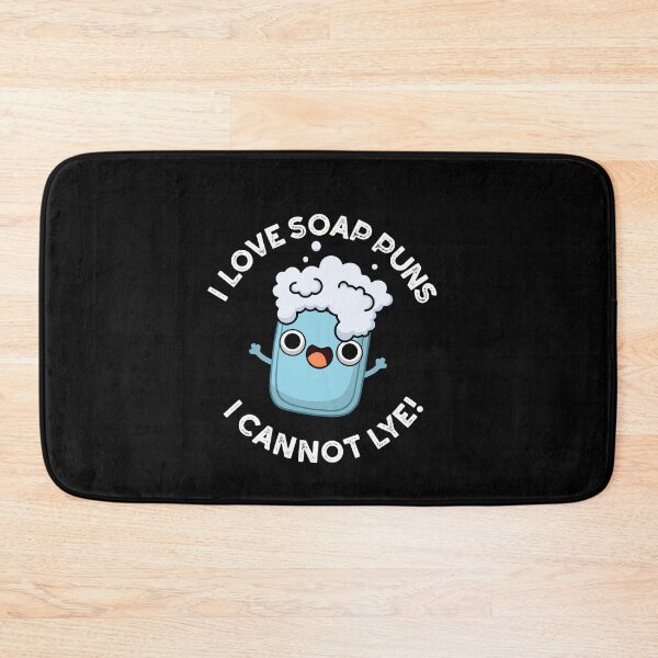 Item preview, I Love Soap Puns I Cannot Lye Funny Puns (Dark BG) designed and sold by punnybone.