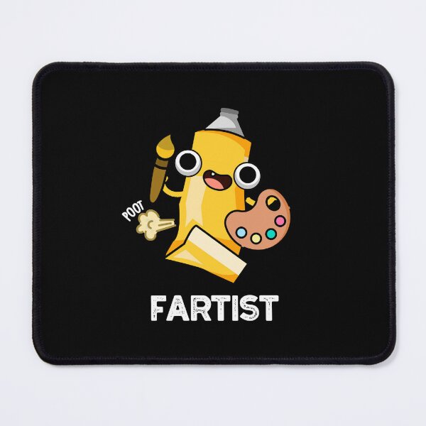 Item preview, Fartist Funny Artist Puns (Dark BG) designed and sold by punnybone.