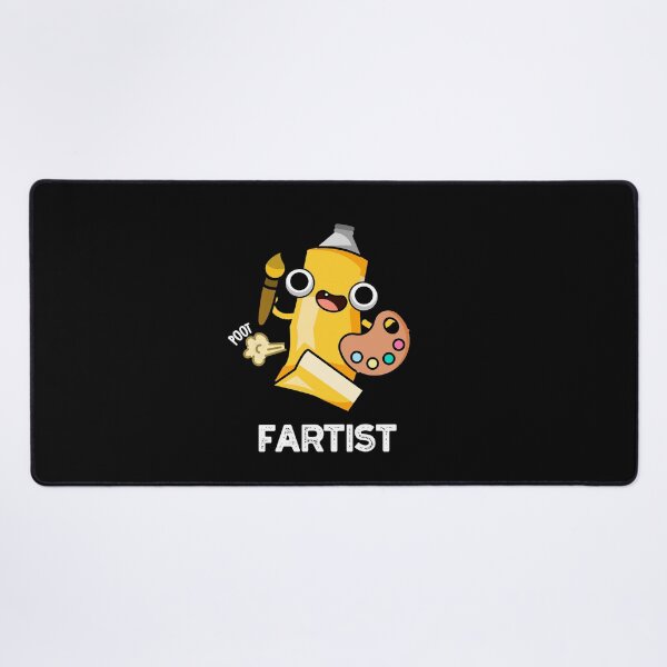 Item preview, Fartist Funny Artist Puns (Dark BG) designed and sold by punnybone.