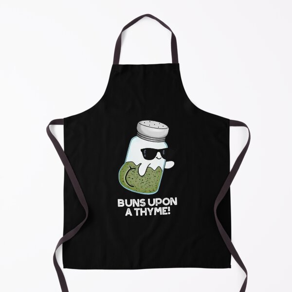 Item preview, Buns Upon A Thyme Funny Herb Puns (Dark BG) designed and sold by punnybone.